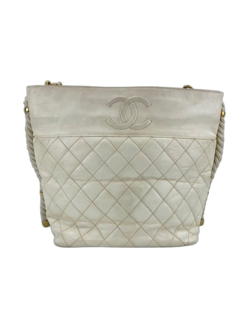 Chanel Shoulder Bag Calfskin Quilted